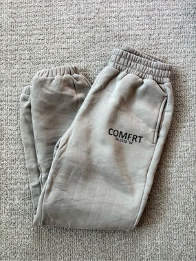 Comfort Fleece Jogger Pants in Gray Size XS Like New